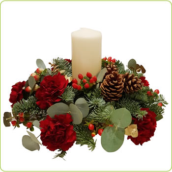 Red & Gold Table Centrepiece